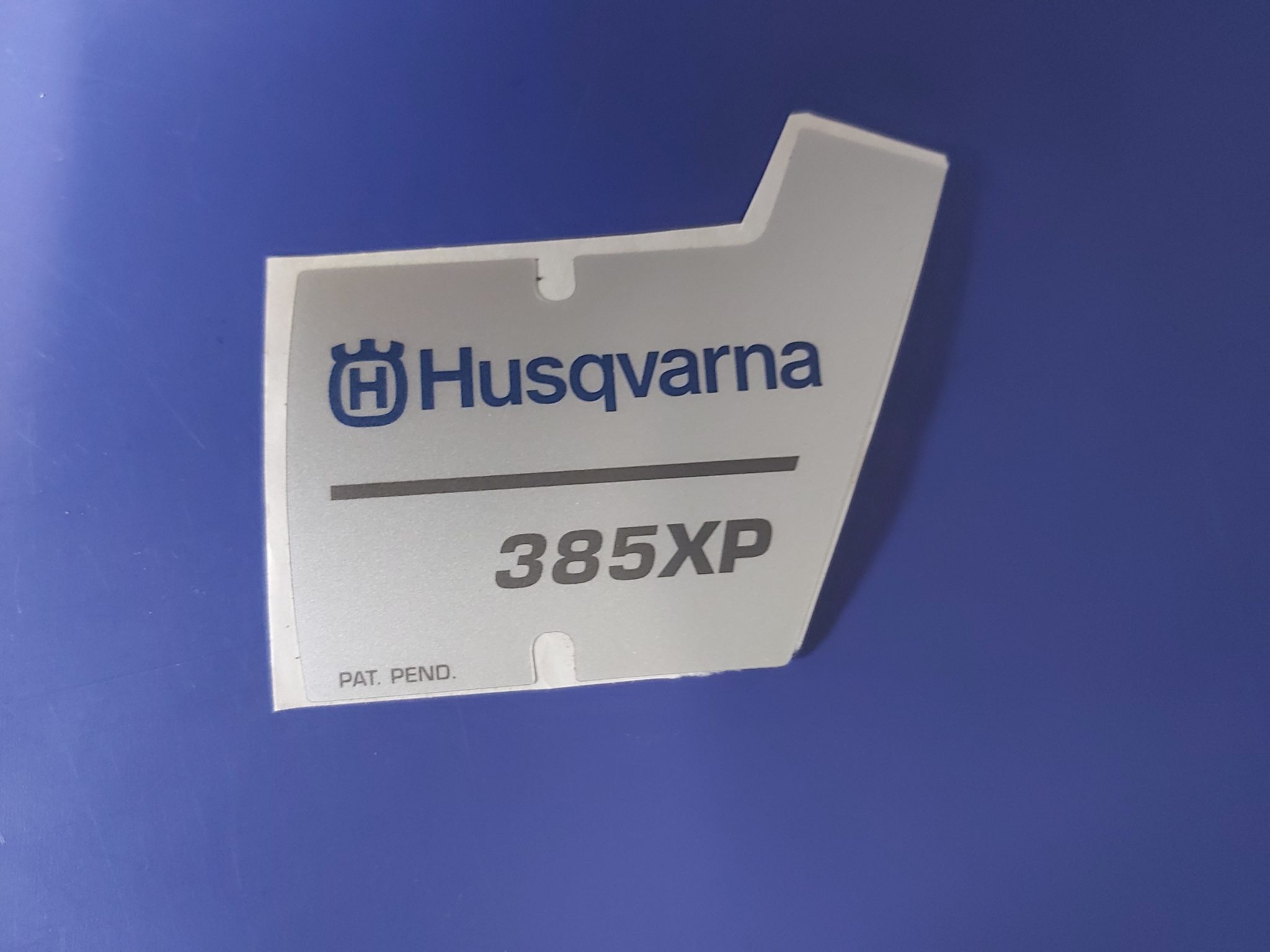 HUSQVARNA 385XP Decal Chainsaw Parts World