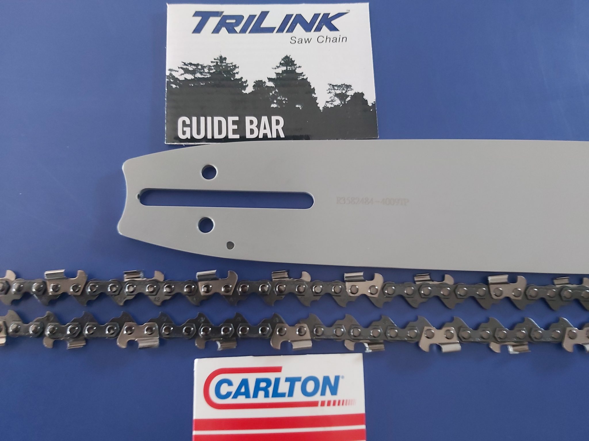 24 inch TRI LINK Bar & Carlton Chain, Husqvarna, Jonsered, Makita, Shindaiwa Chainsaw Parts World