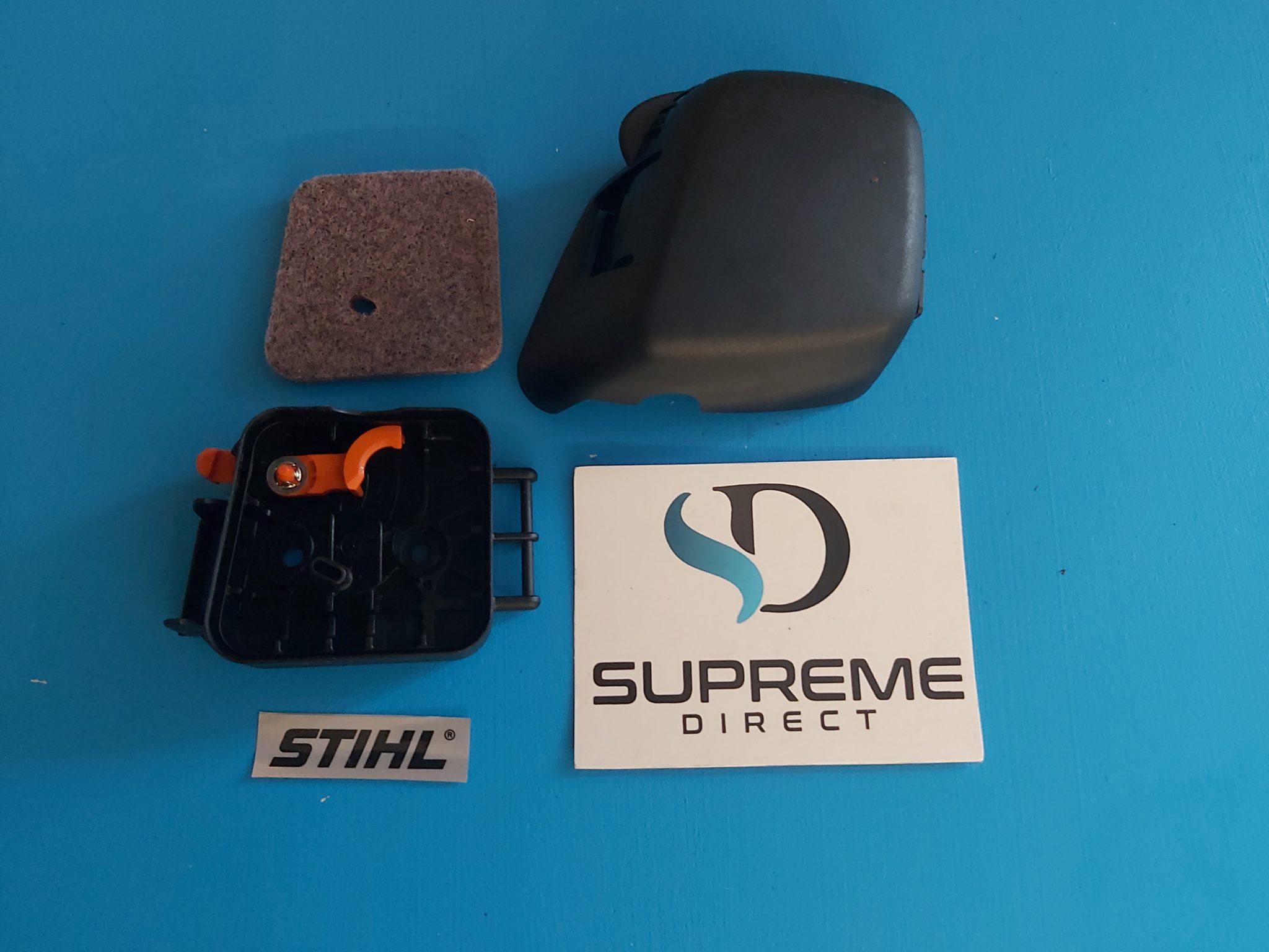 STIHL FS38, FS45, FS55 Air Filter, Filter Cover and Base