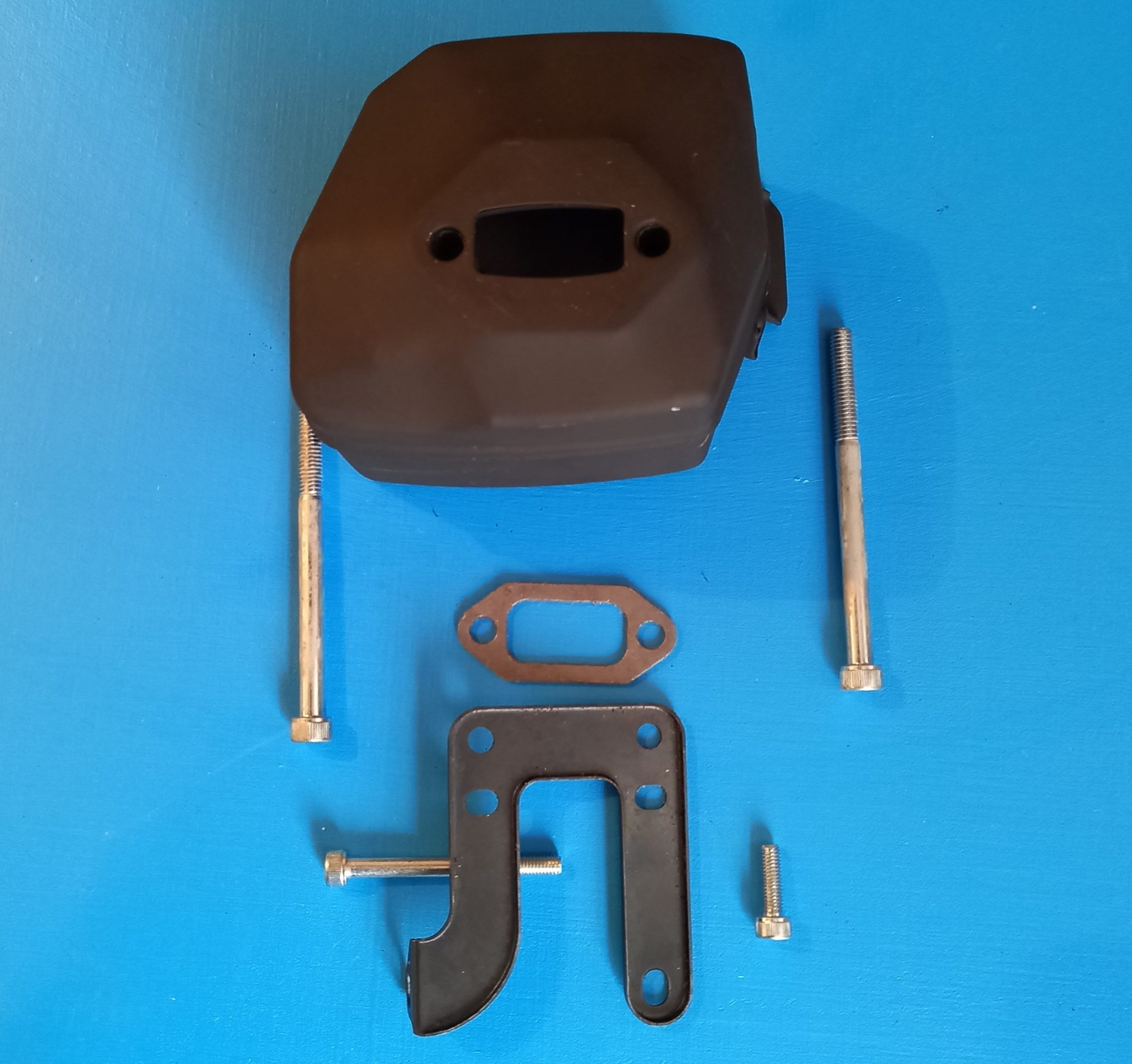 Husqvarna 266 Muffler Assembly with all Bolts Chainsaw Parts World