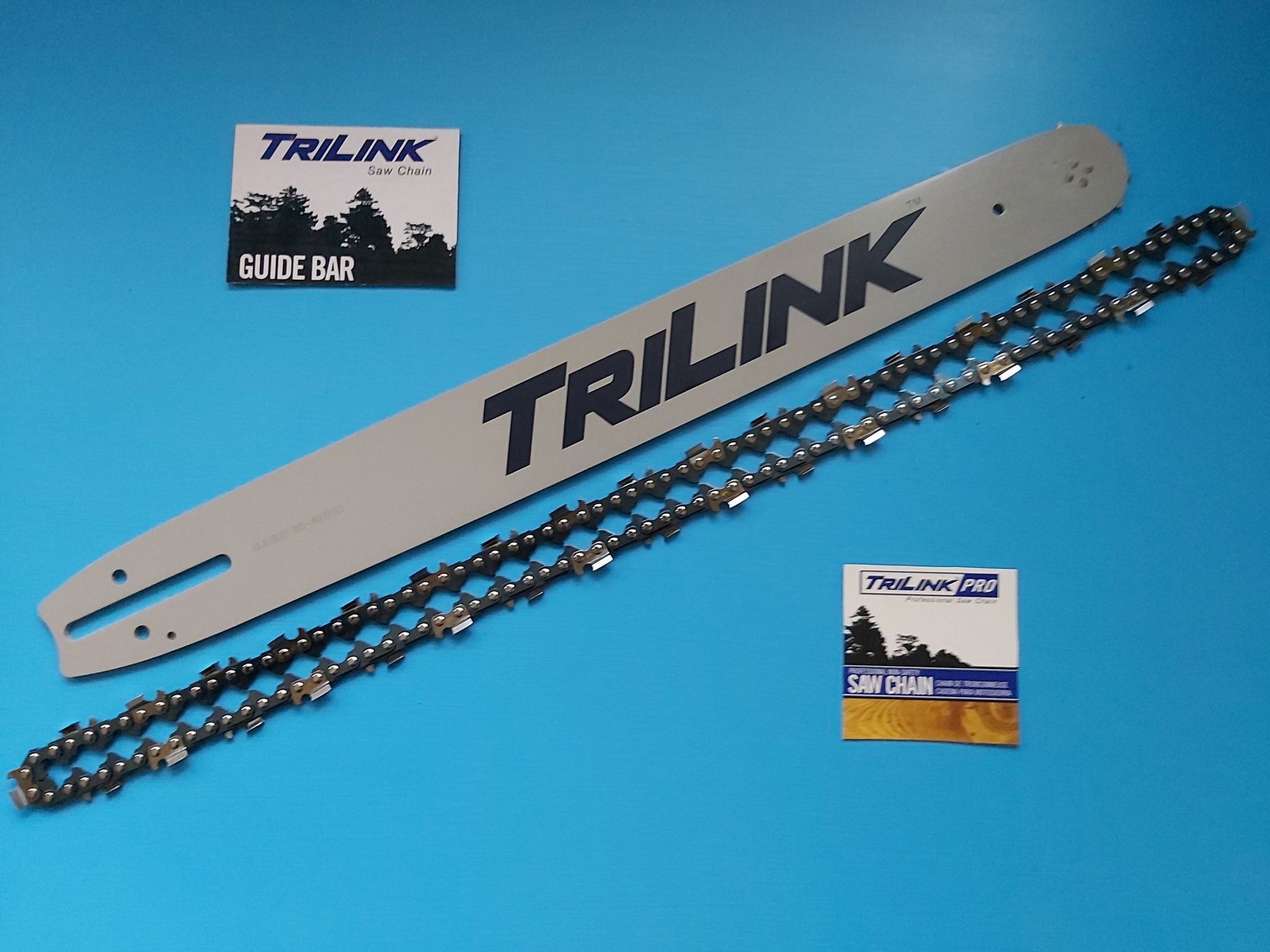 20" Tri Link Bar and Chain Combo 3/8 Pitch, 058 Gauge Chainsaw Parts