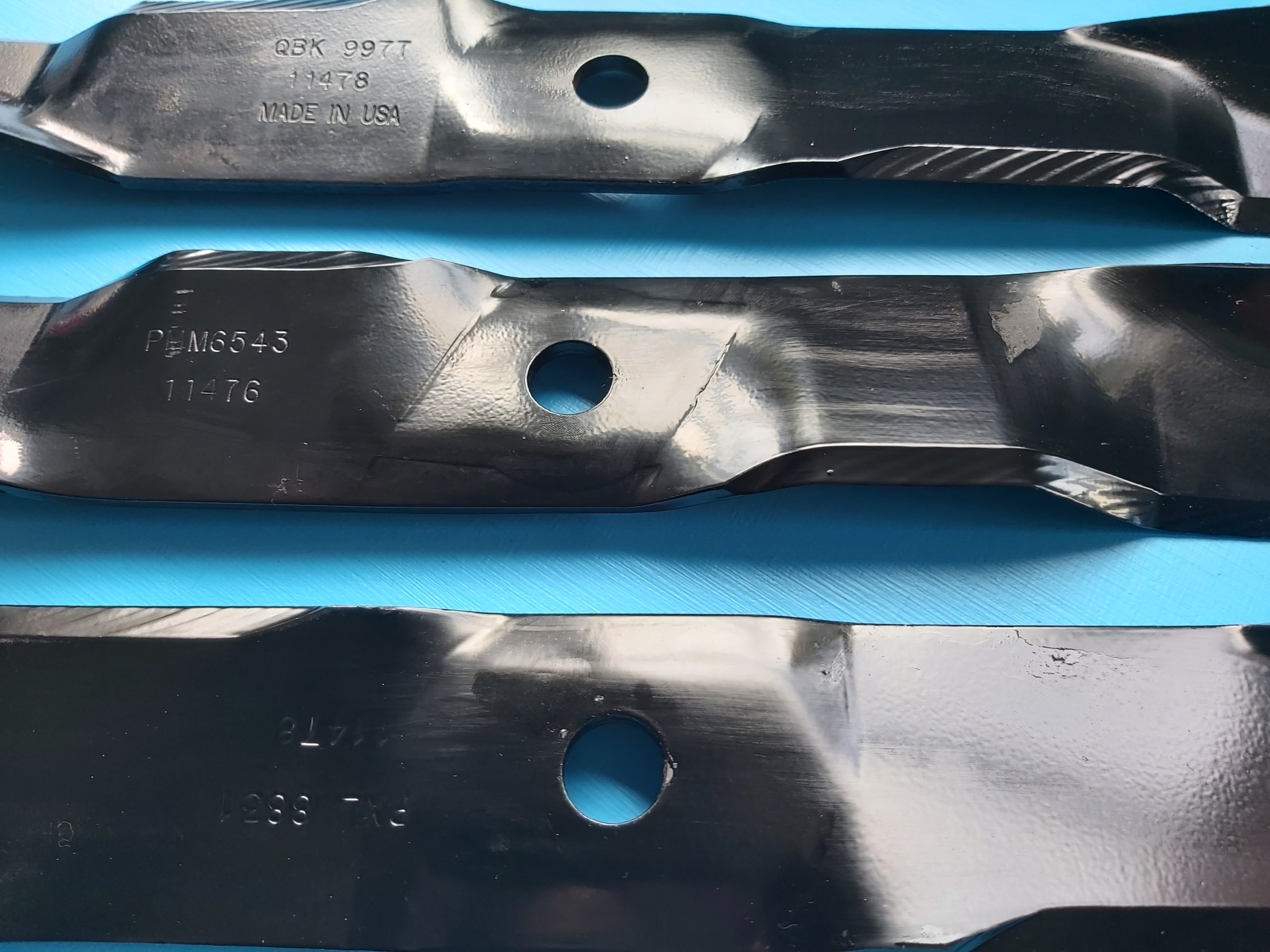 CUB CADET, 46 inch MULCH Blade Set, Round Hole Drive Chainsaw Parts World